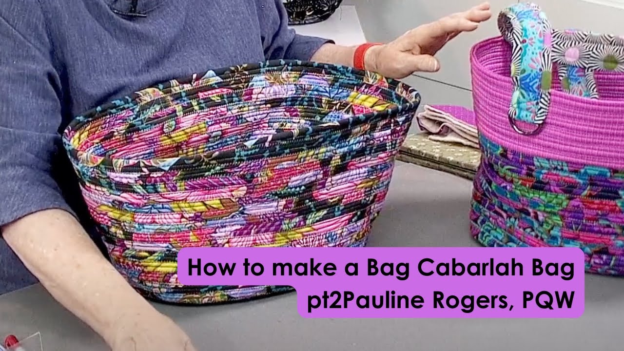 How to make a Bag Cabarlah Bag pt2 Pauline Rogers, PQW