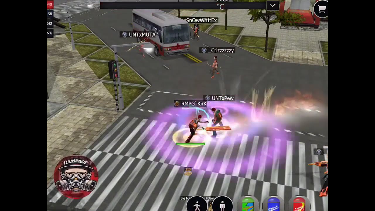 Rampage PK WAR sa SG HOOLE Ran Online Mobile Rivalis Academia New Dawn