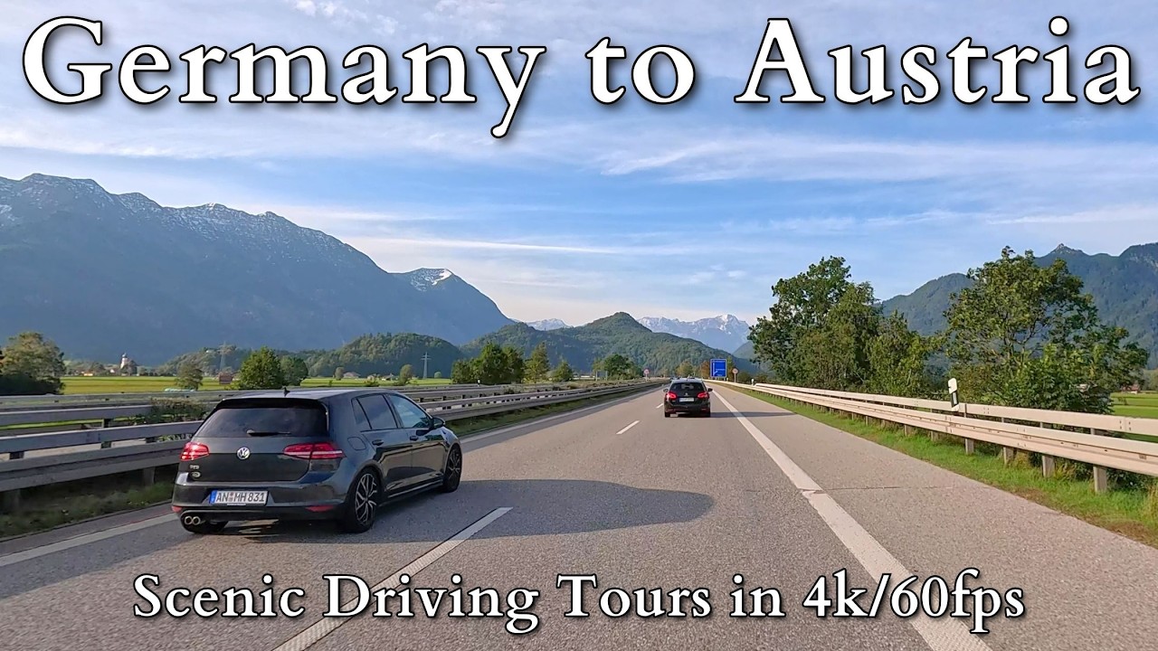 Scenic Drive from Germany 🇩🇪 to Austria 🇦🇹 | 4k Driving Tour 2024