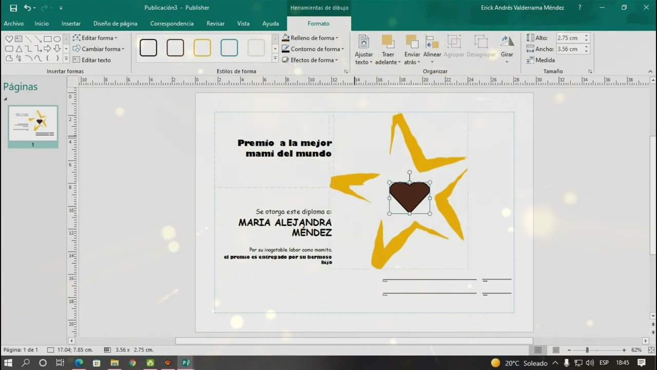 1ra Clase de Publisher 2019 - DIPLOMA