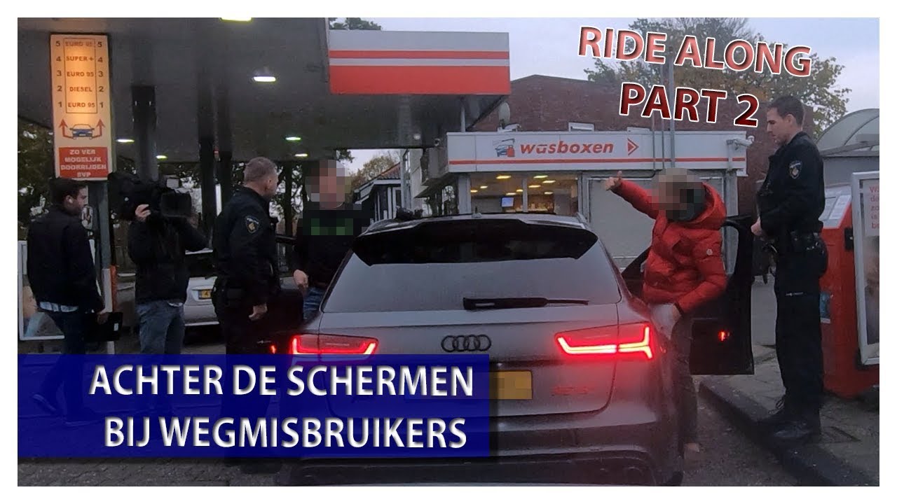 AUDI RS6+ aan de kant - Achter de schermen bij Wegmisbruikers - Politievlogger Jan-Willem & Niels