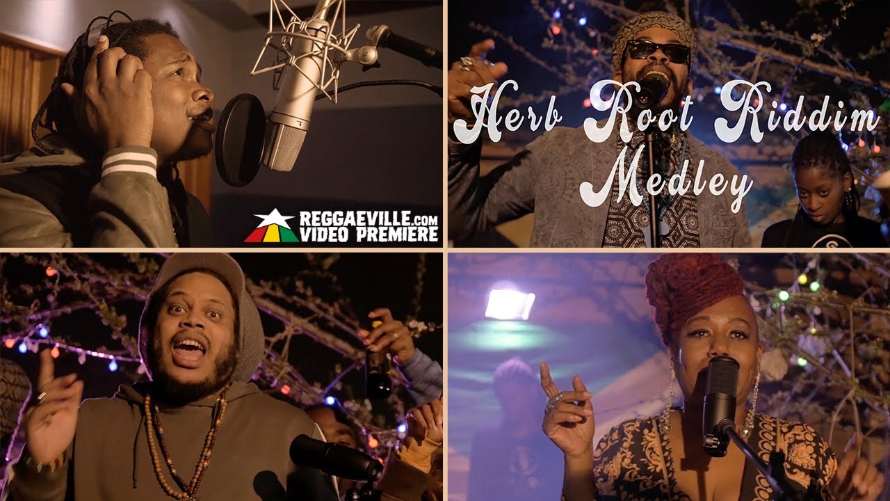Ras Tavaris, Jah Kirk, Kumar &  Kitty Corbin - Herb Root Riddim Medley [Official Video 2020]