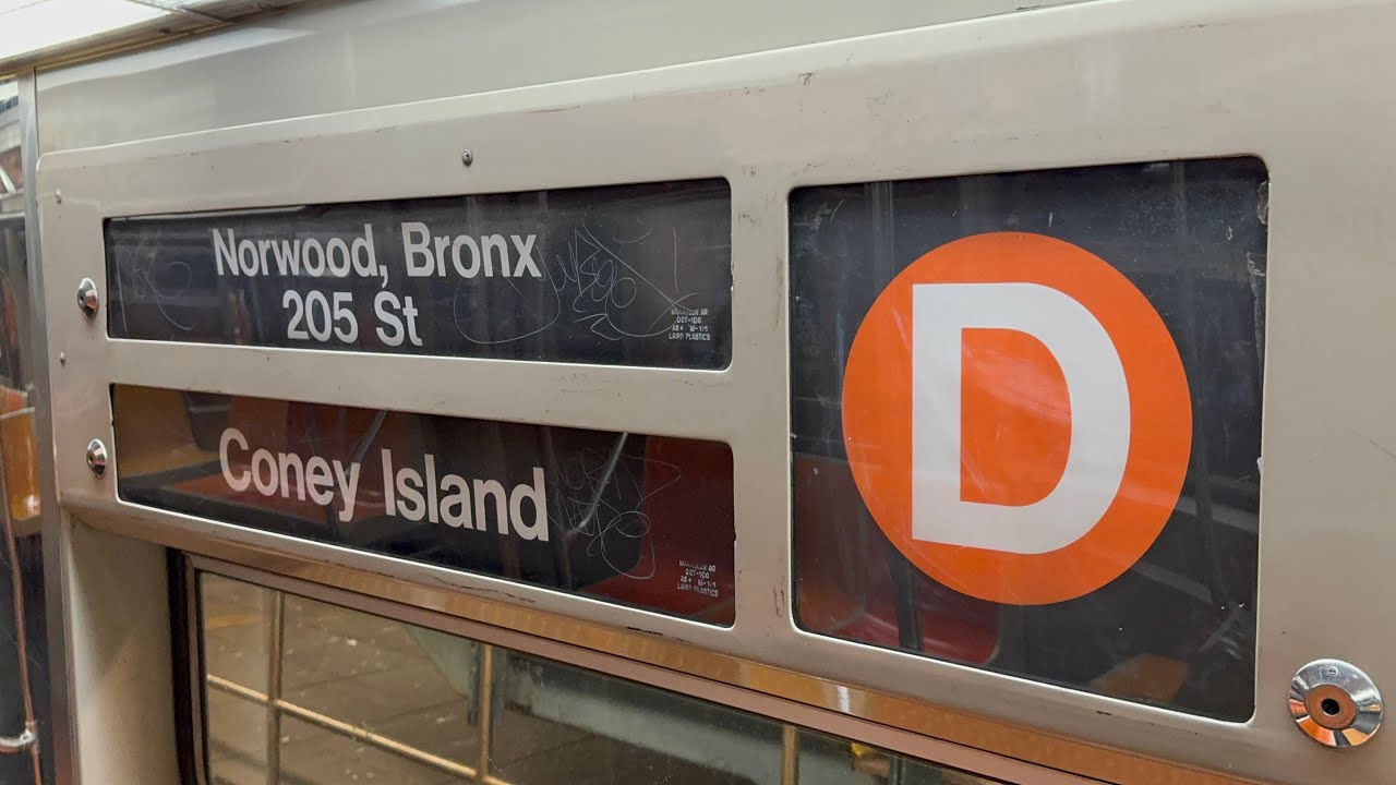 IND 6 Av Express: R68 (D) Train [Coney Island-Stillwell Av to Norwood-205 St #Reverse]