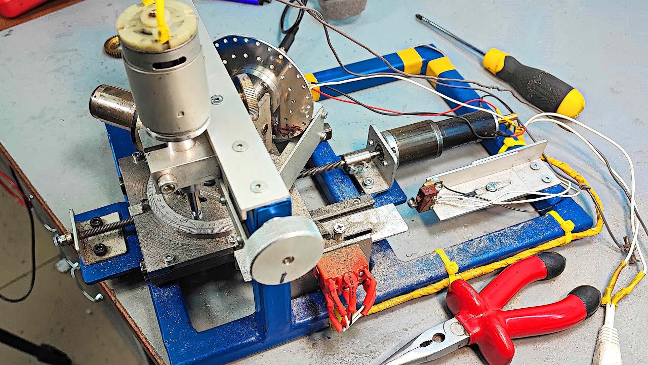 Mechanical computer. Homemade Gear Cutter. Making  gears for  future project