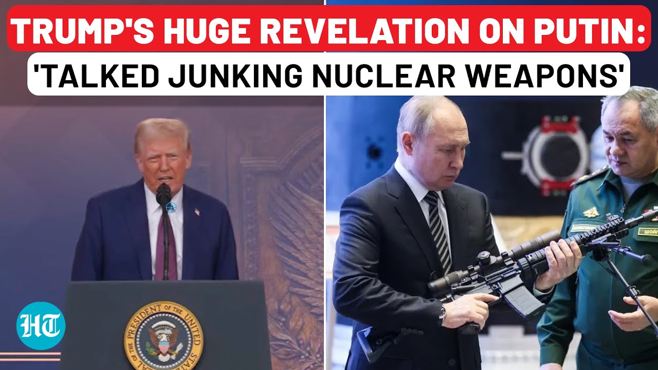 Trump Reveals Putin Meeting For Getting Rid Of Nuclear Weapons Of USA, Russia| WEF| Denuclearisation