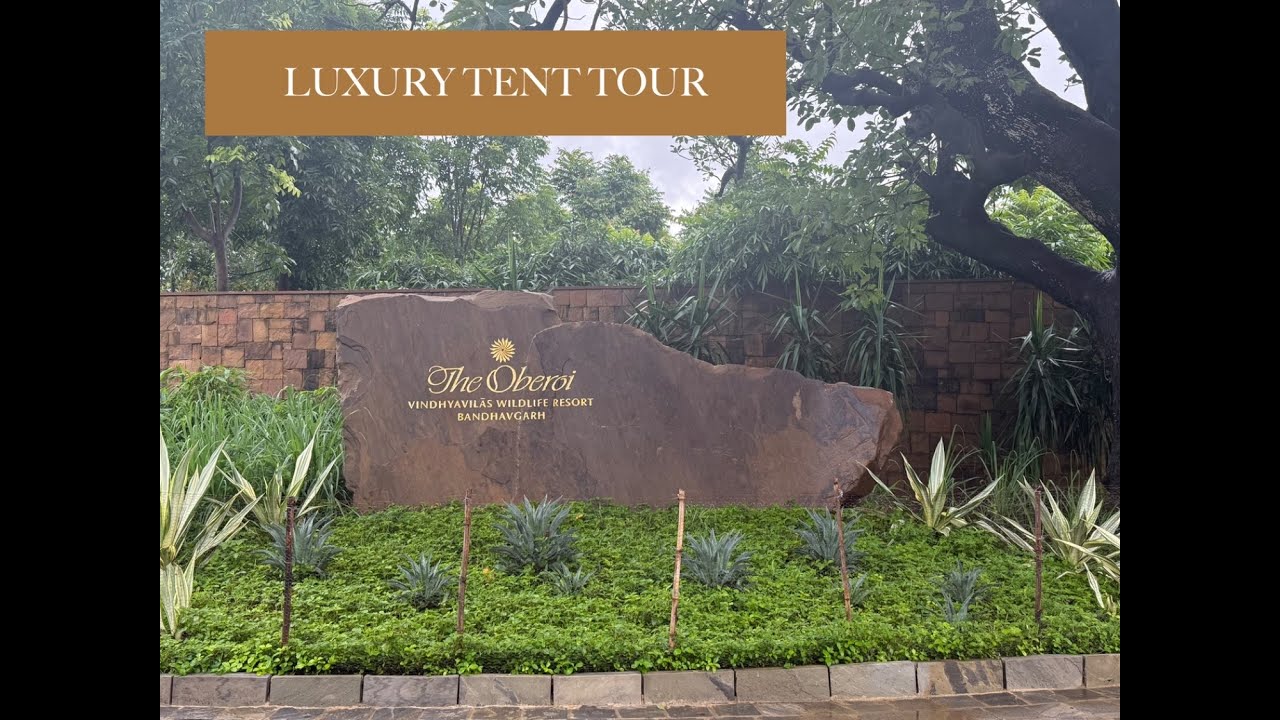 🌿&nbsp;Inside the Oberoi Vindhyavilas Luxury Tent | Bandhavgarh Jungle Retreat&nbsp;🐅Luxury Tent