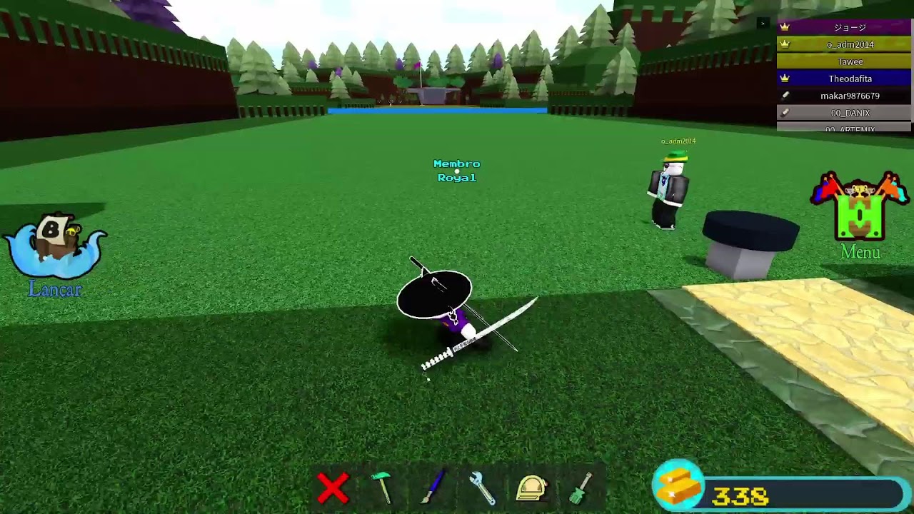 Jogando roblox com os inscritos