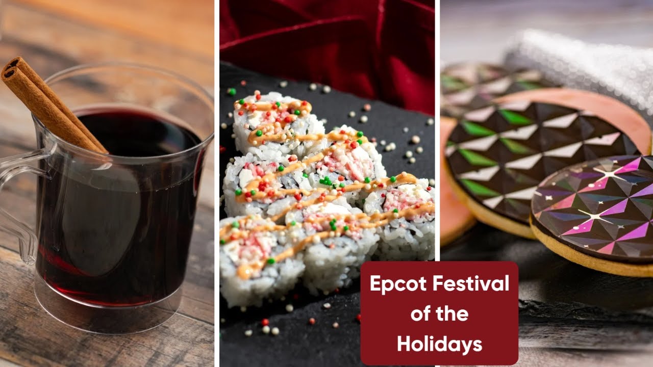 NEW 2025 EPCOT Festival of the Holidays Menus Revealed! What to Eat This Year
