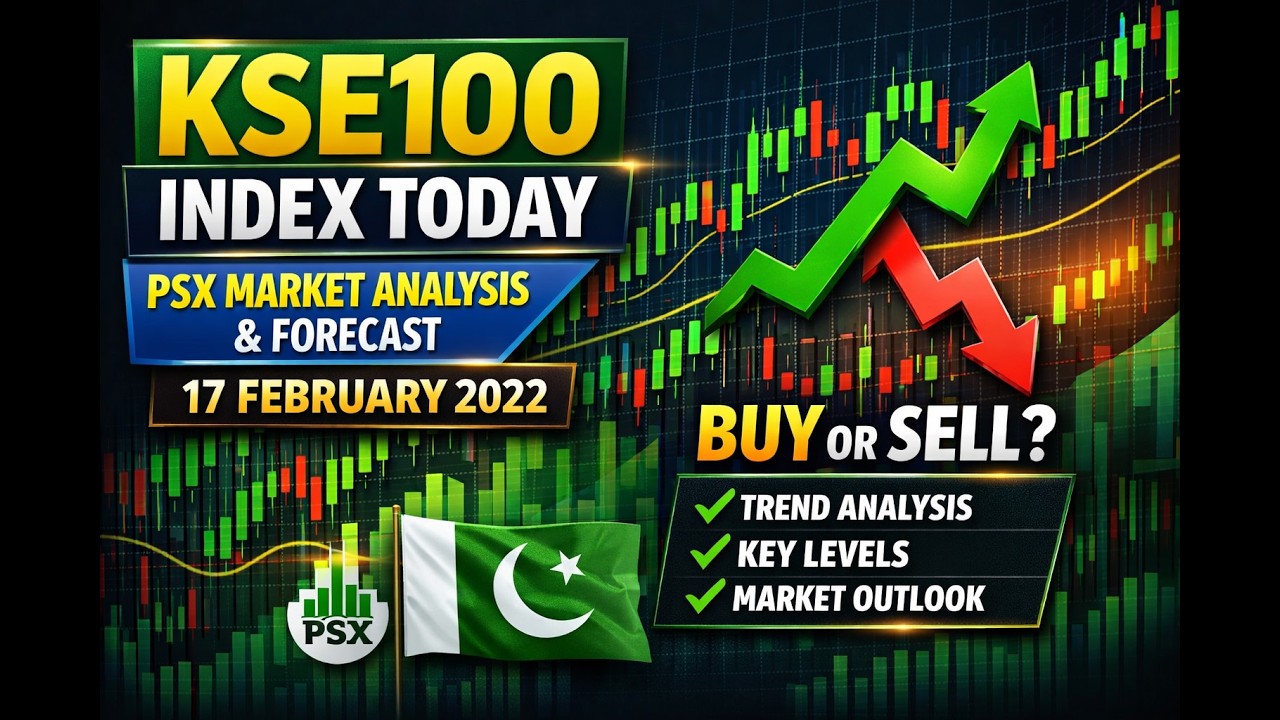 KSE100 Index Today | Pakistan Stock Market Analysis & Forecast | PSX Update 17 February