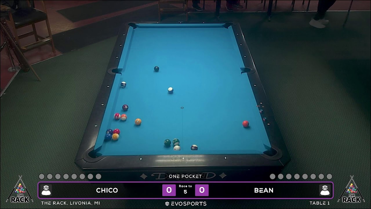 CHICO vs BEAN - THE RACK - TABLE 1 | EvoSports