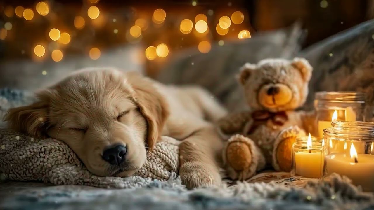 Peaceful Night Sleep Music for Dogs 💤 Gentle Stress Relief Sounds to Calm Anxiety