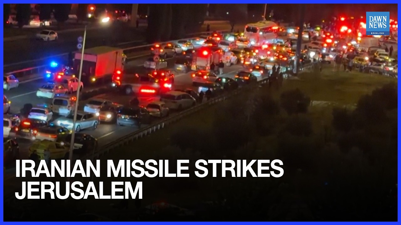Iranian Missile Strikes Jerusalem Injuring Six People