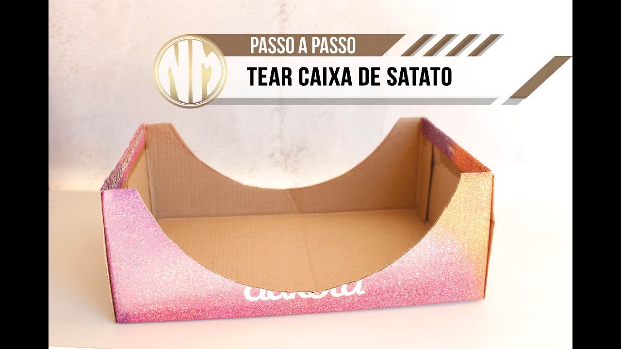 NM Bijoux - Tear com Caixa de Sapato - passo a passo