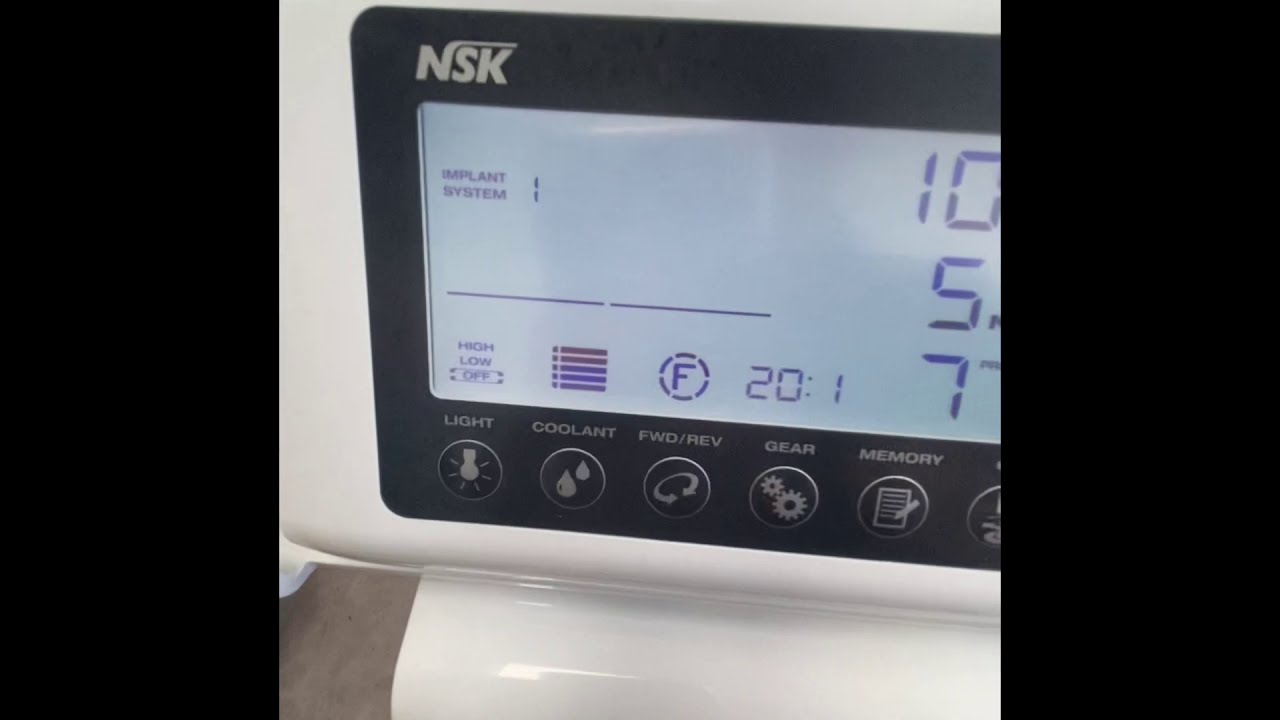 NSK Surgic Pro and Variosurg 3 - In-service Video. Part One - SurgicPro