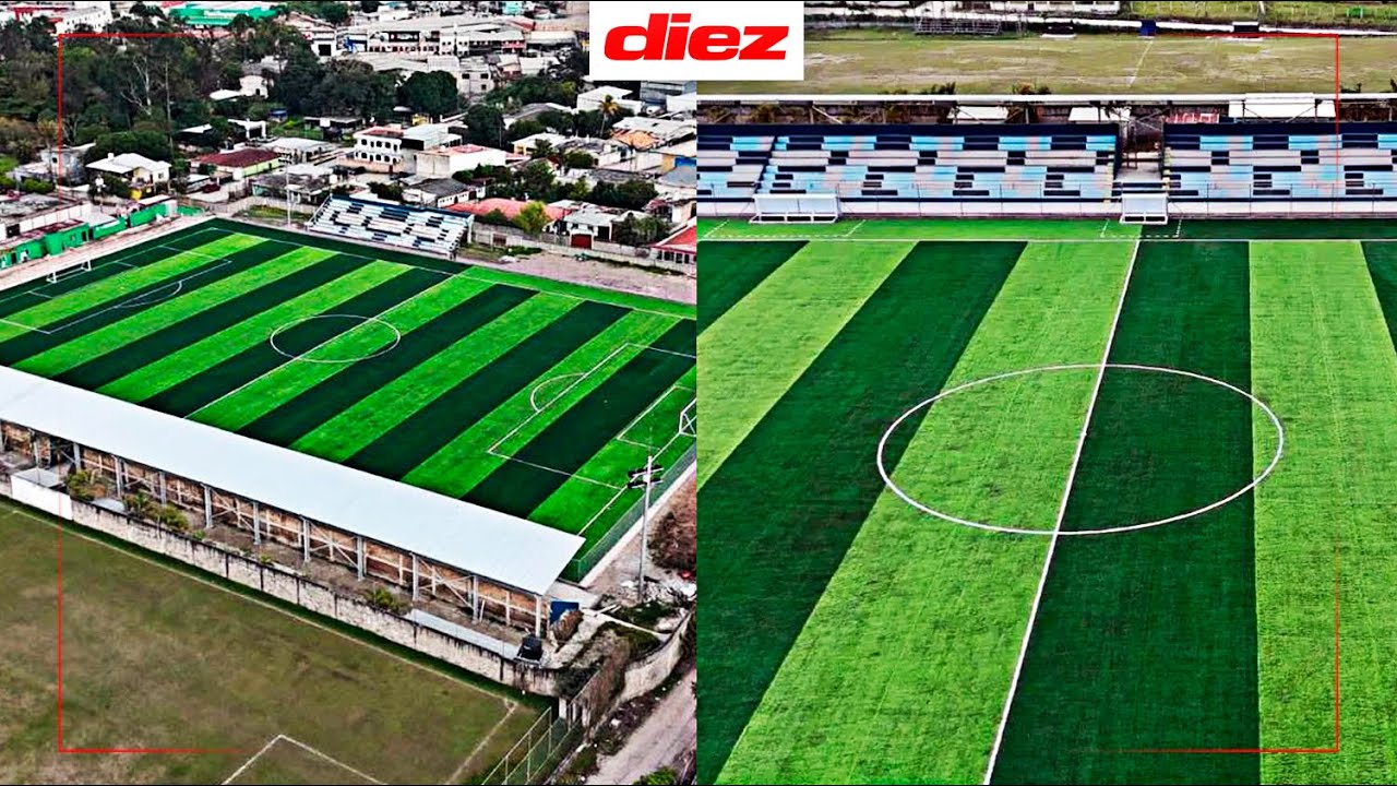 La impecable remodelación del Estadio Sergio Reyes en Santa Rosa de Copán