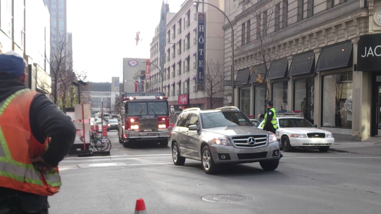 S&eacute;curit&eacute; Incendie de Montr&eacute;al 225 Montreal Fire Department RESPONDING