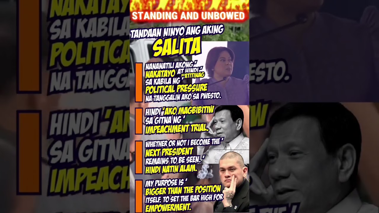 STANDING AND UNBOWED #saraduterte #impeachment #fyp #fypシ #highlights #viral #trending