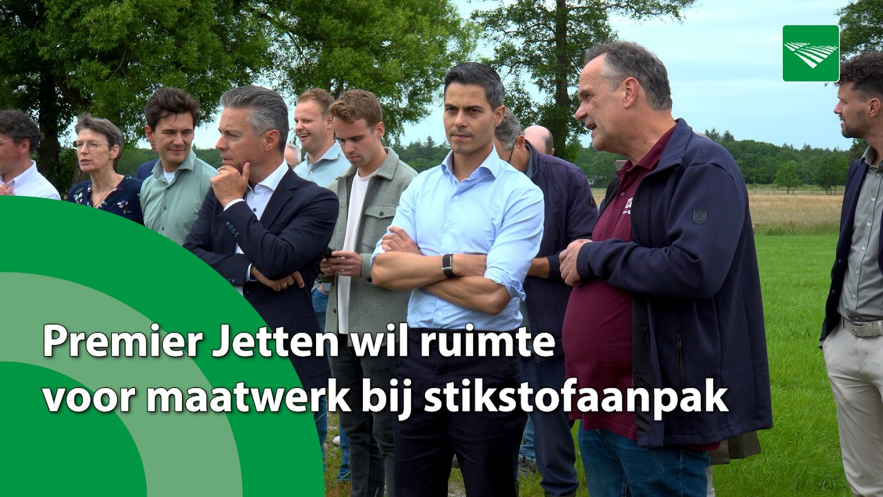 Prime Minister Jetten wants room for customization in the nitrogen approach.