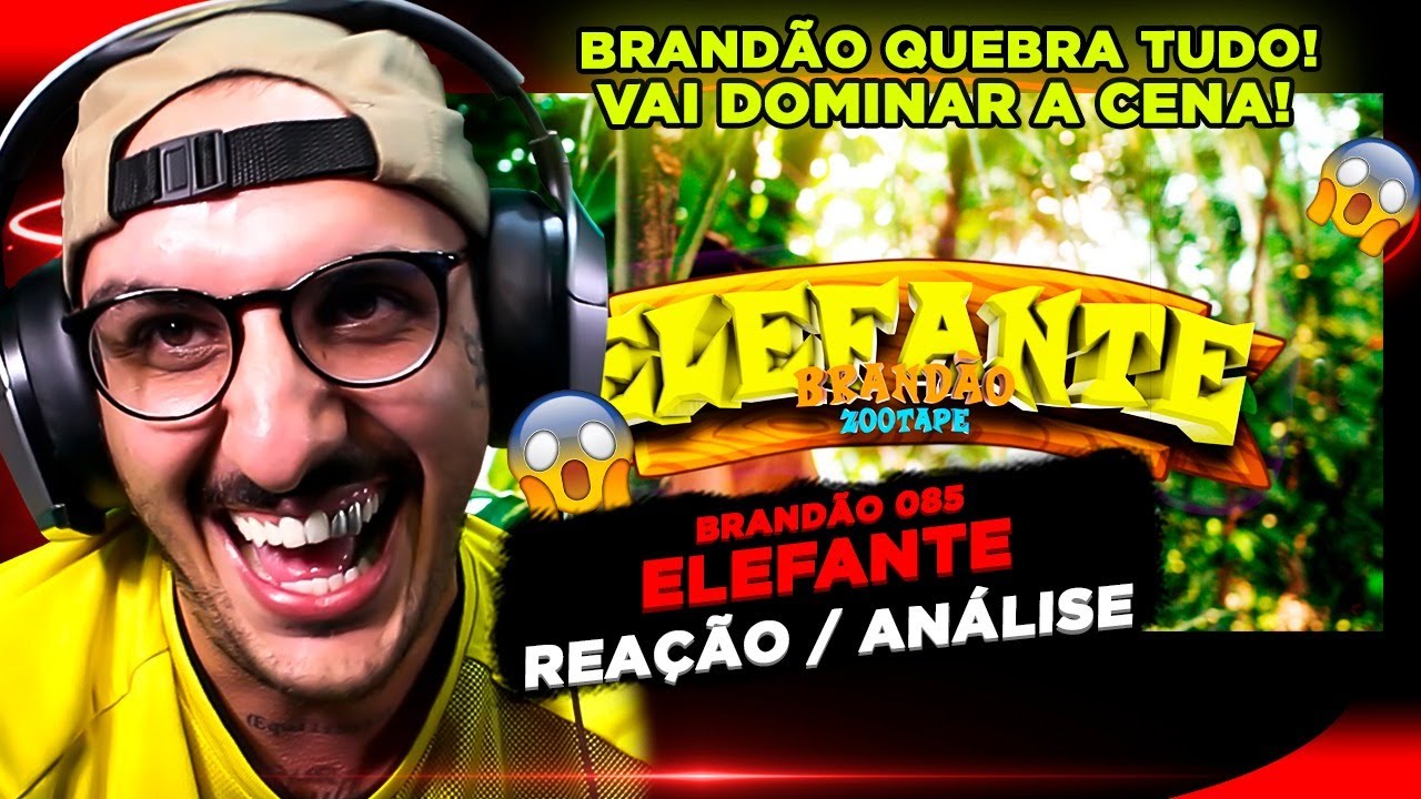 DIFERENCIADO!!!! BRANDÃO085 - ELEFANTE (ZOOTAPE) [REAÇÃO/ ANÁLISE]