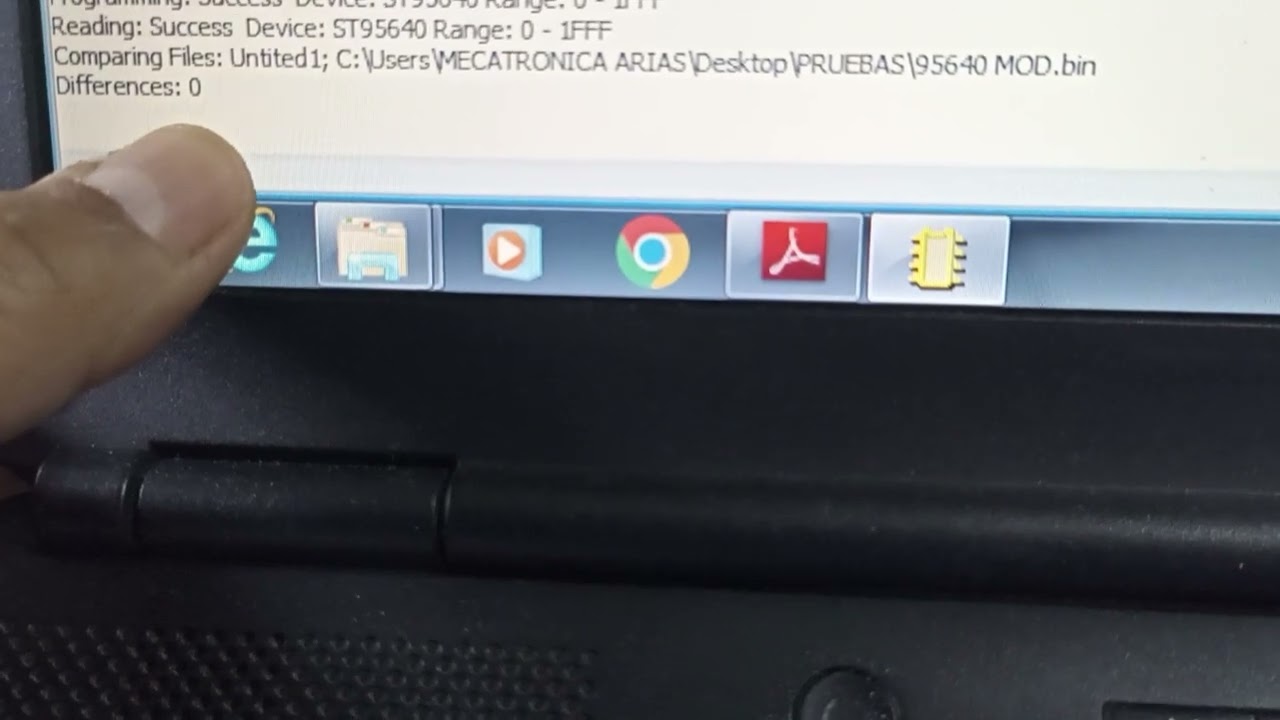 Bloqueo de memorias EEPROM SPI flia. 95XX y 25XX con programador UPA clon...
