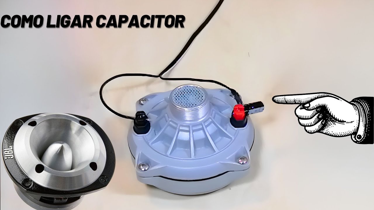 ⚠️Como instalar um capacitor em uma corneta D250x, d200 d405, e405 e super tweeter
