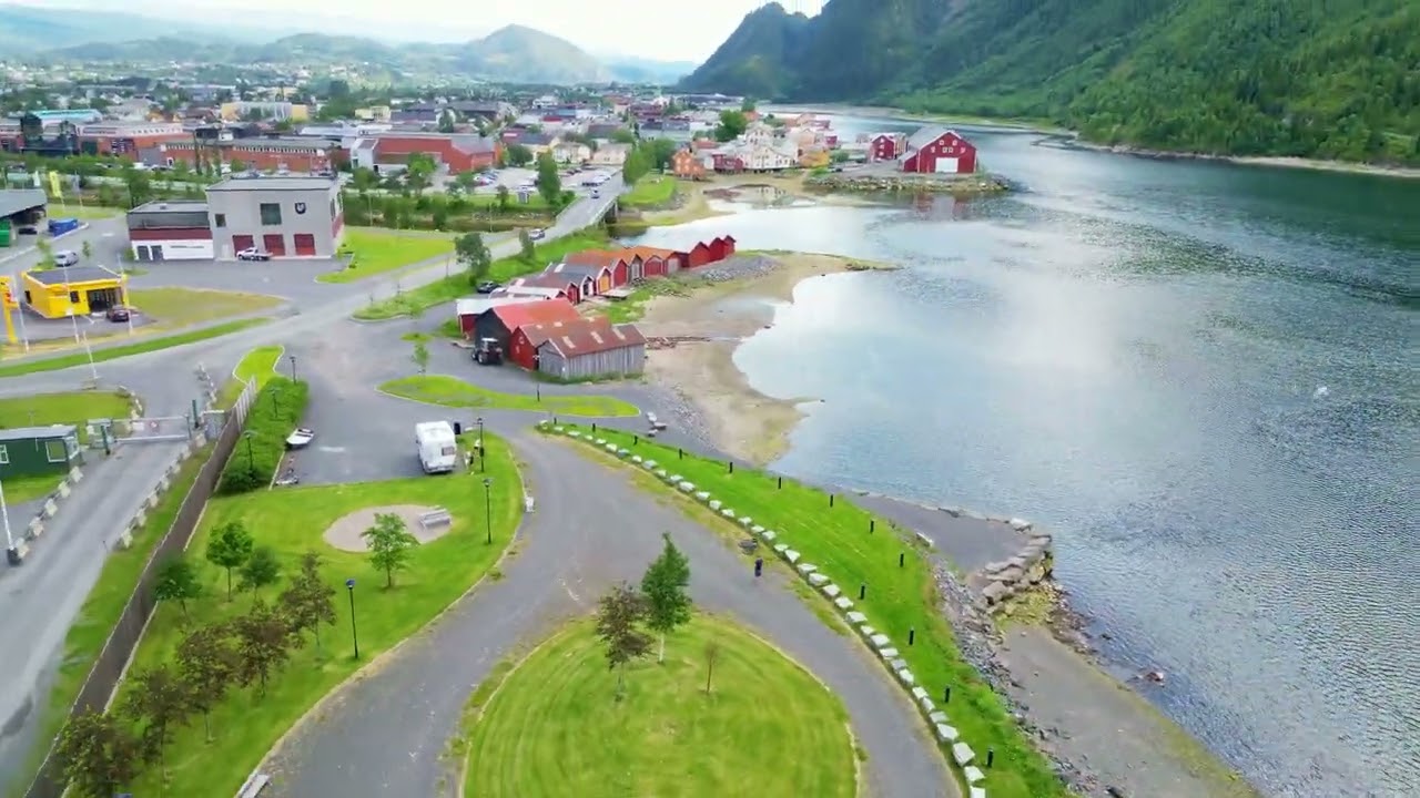 Mosjøen City, Helgeland. Norway.