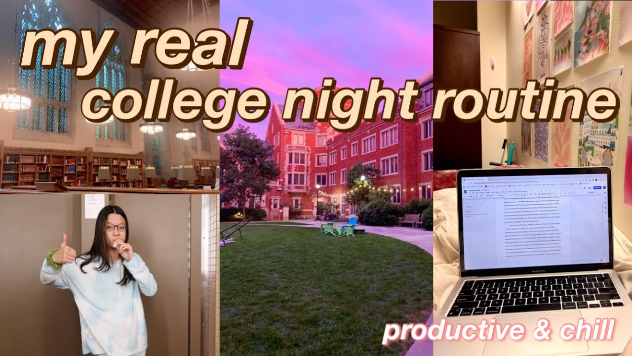 my REAL college night routine: productive & chill (yale sophomore year)