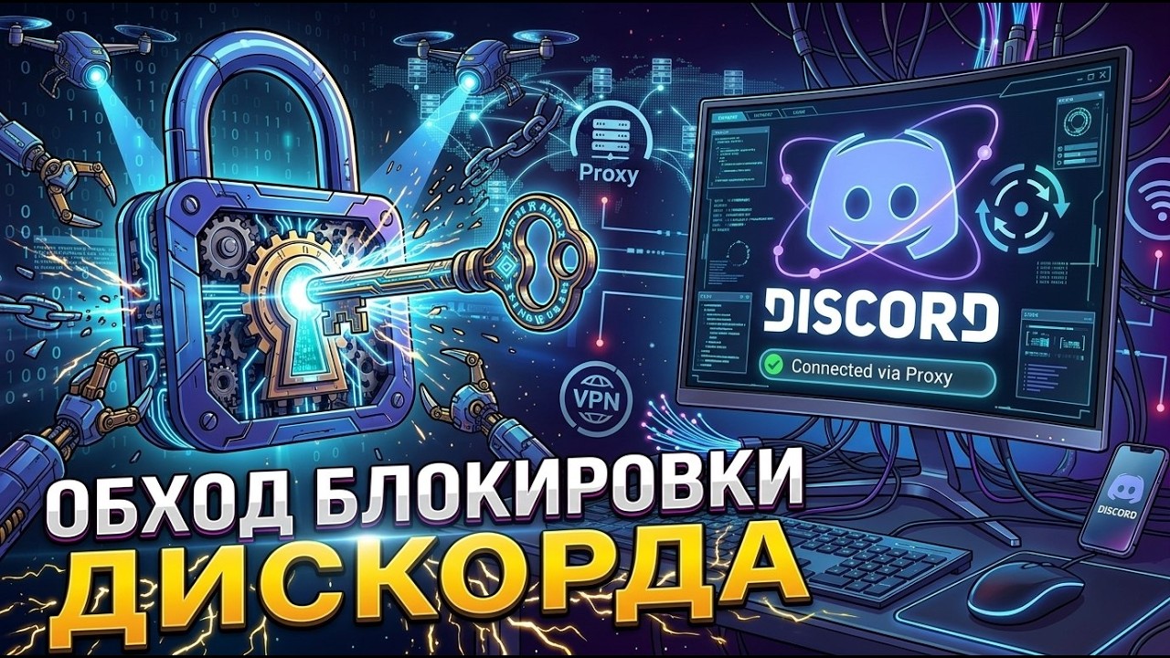 ДИСКОРД ОБХОД (РАБОТАЕТ!): Как Обойти Блокировку Дискорда? Новый Фикс ДС и Zapret Discord