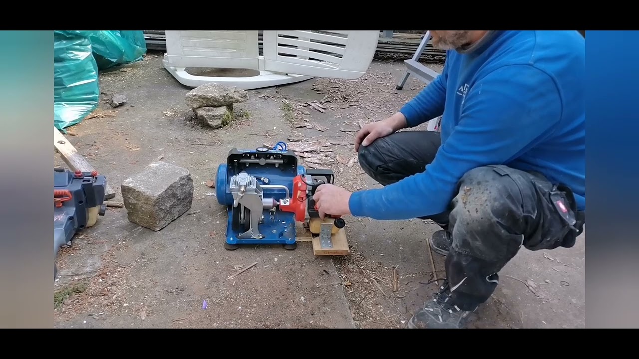 Aus 2 mach 1... Dolmar Freischneider und Scheppach Kompressor.
