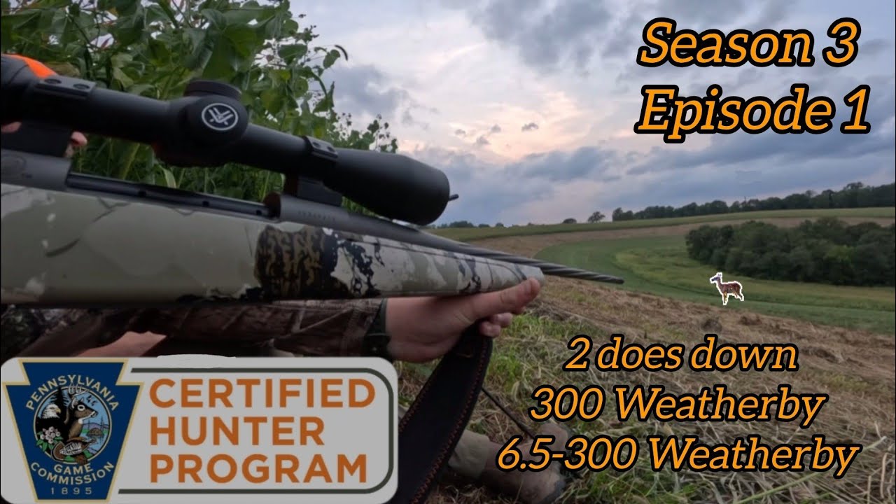 Certified Hunter Program Hunt, 2 Does Down