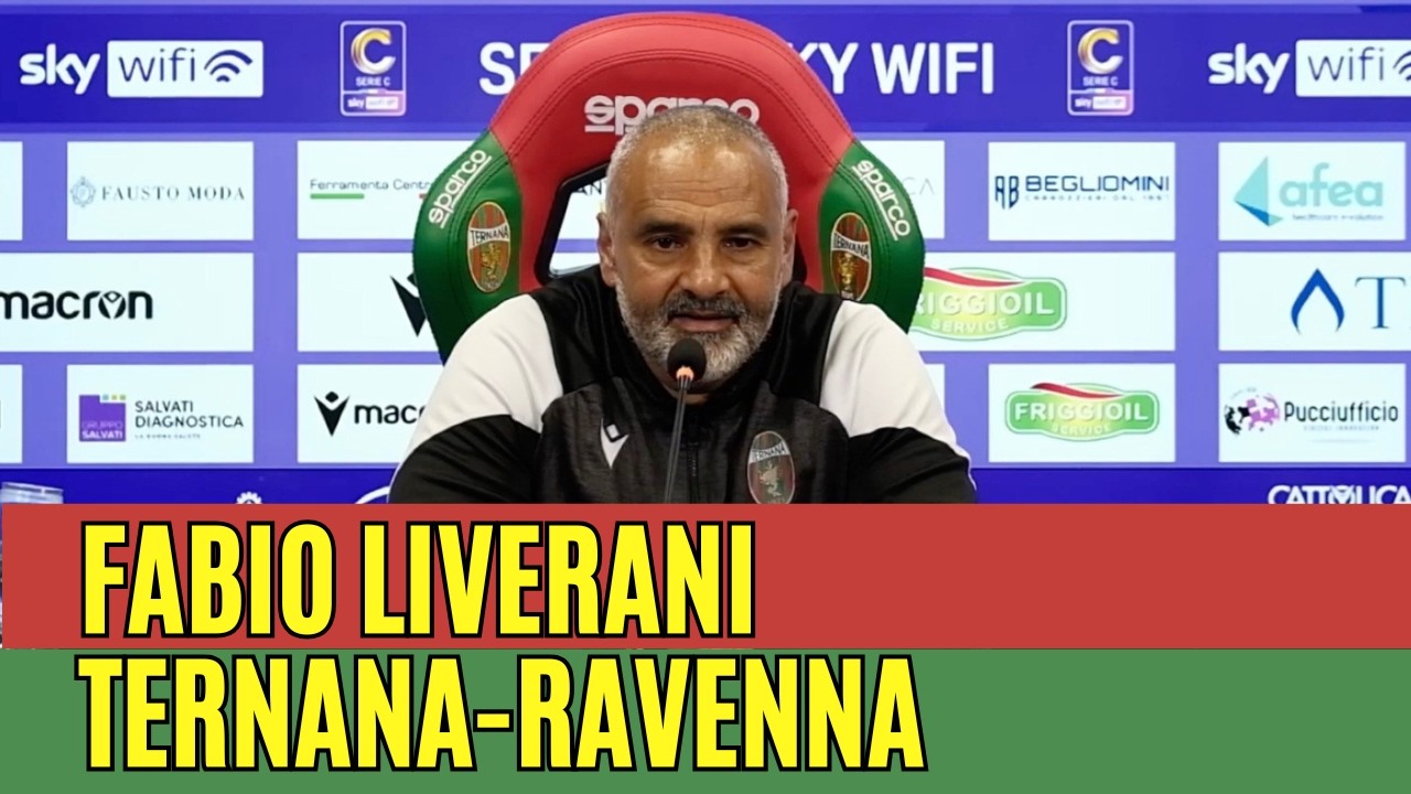 🎙️ La conferenza stampa di #FabioLiverani pre #TernanaRavenna