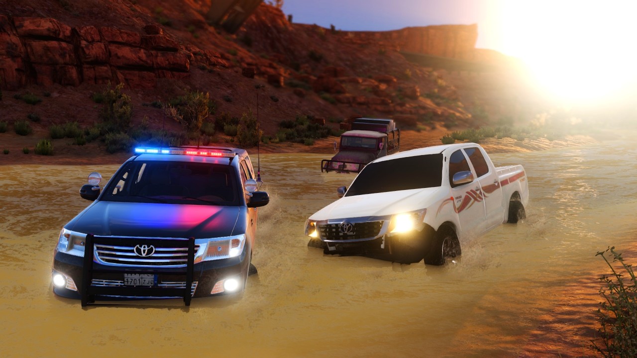 محاكي الحوادث - العصابة انقذو خويهم من السجن وسرقو سيارة جديدة 🔥💪 شوف ايش صار beamNG drive