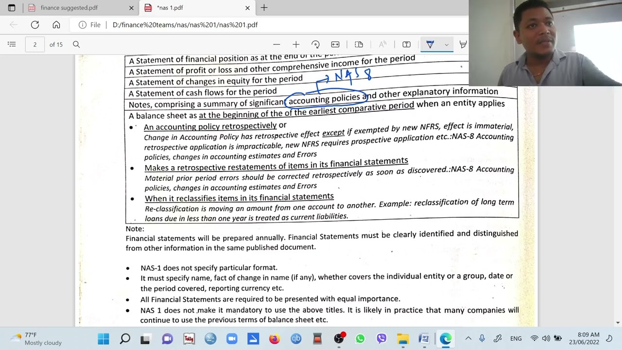Lec 2  NAS 01 Preparation of Financial Statements