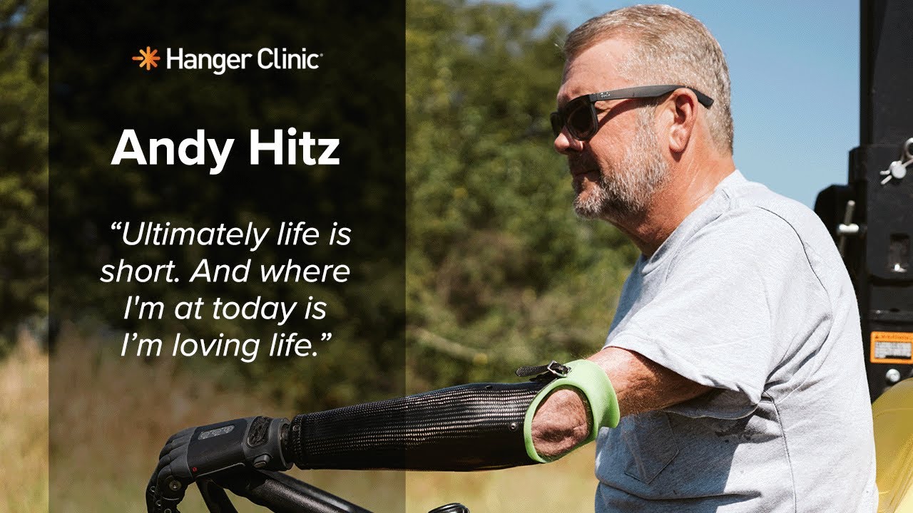 Andy Hitz’s Prosthetic Arm Gives Him a New Energy After Tractor Accident