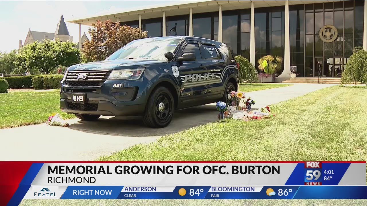 Memorial grows for Officer Seara Burton