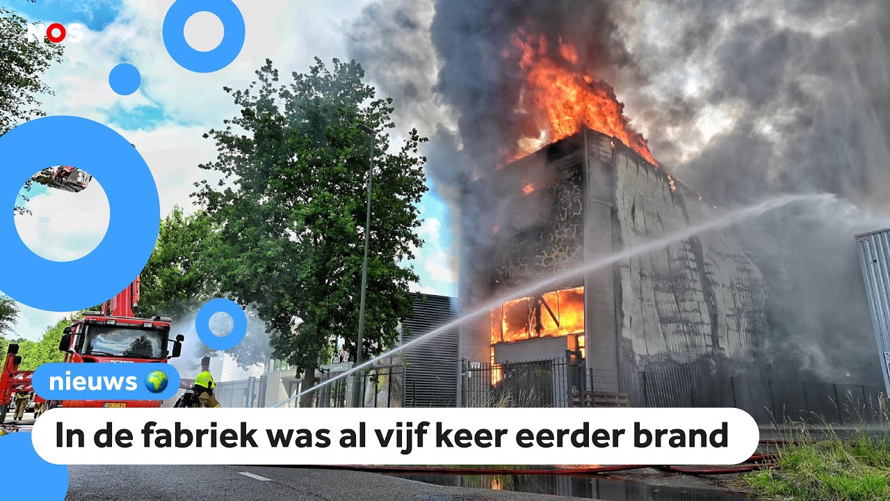 Brand verwoest aanmaakblokjes-fabriek in Oisterwijk