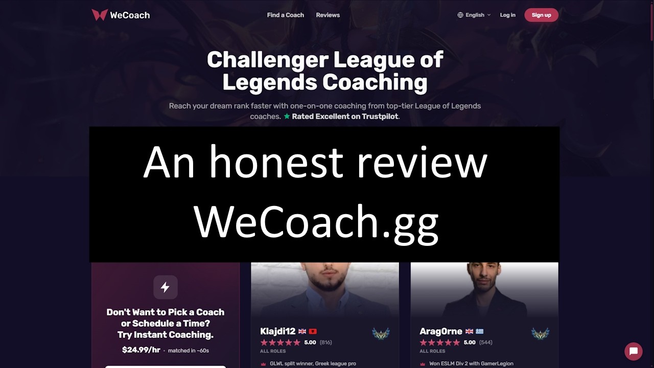 Честный обзор &mdash; WeCoach.GG