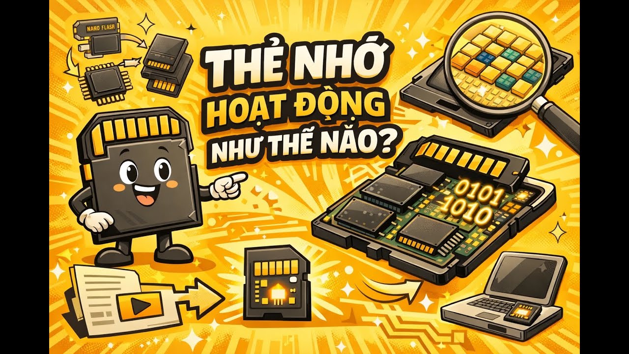 Thẻ Nhớ SD Hoạt Động Như Thế Nào? Giải Thích Siêu Đơn Giản Trong 5 Phút!