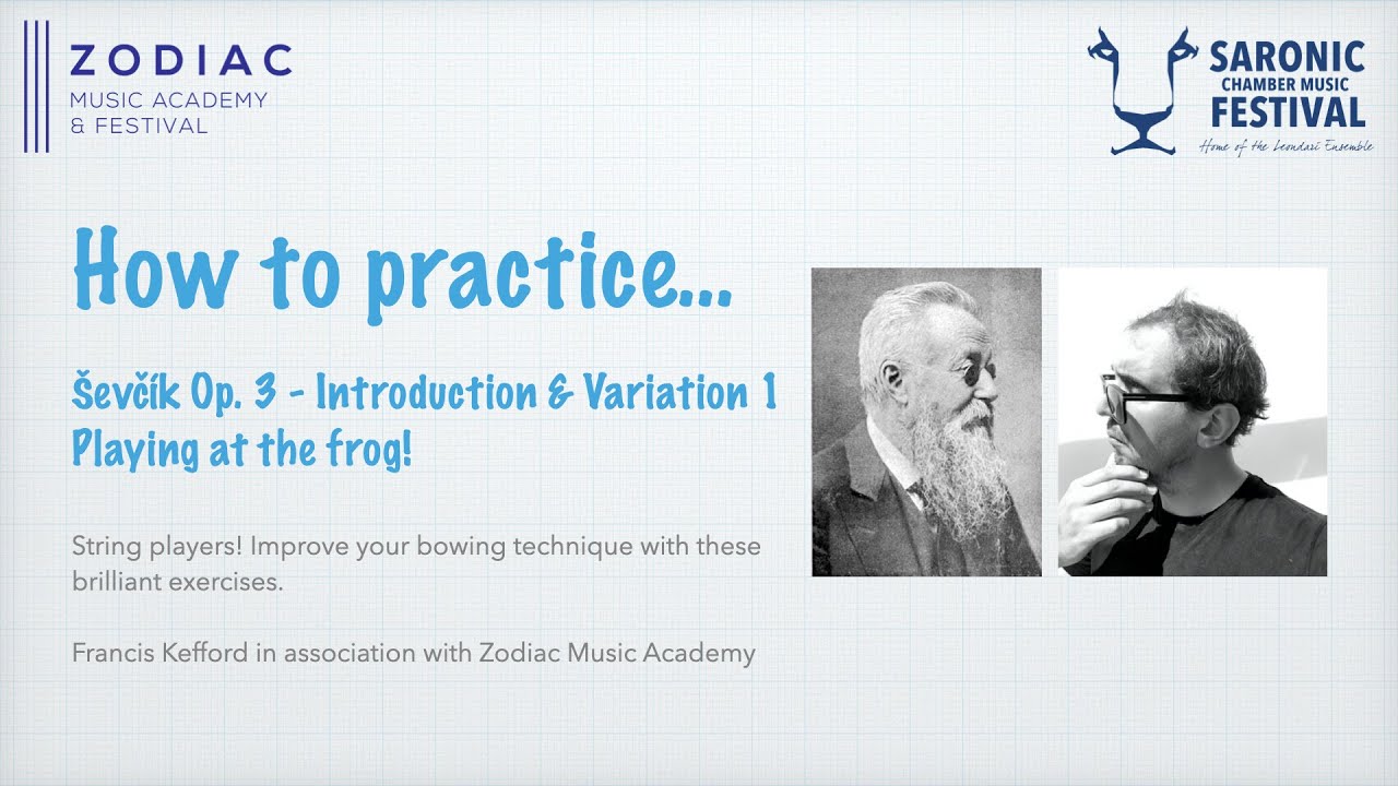 How to Practice... Ševčík Op. 3 - Series Introduction & Variation 1