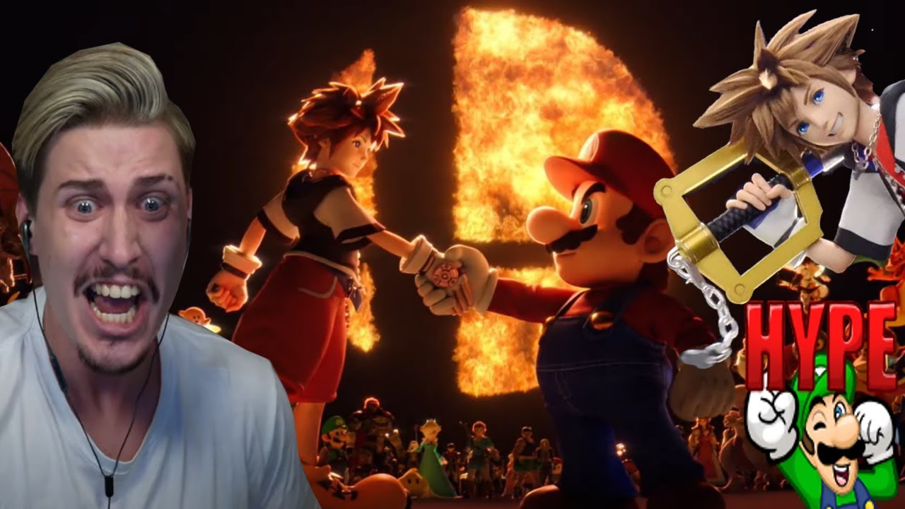 SORA IS FINALLY HERE! WHOLE SMASH BROS ULTIMATE REACTION