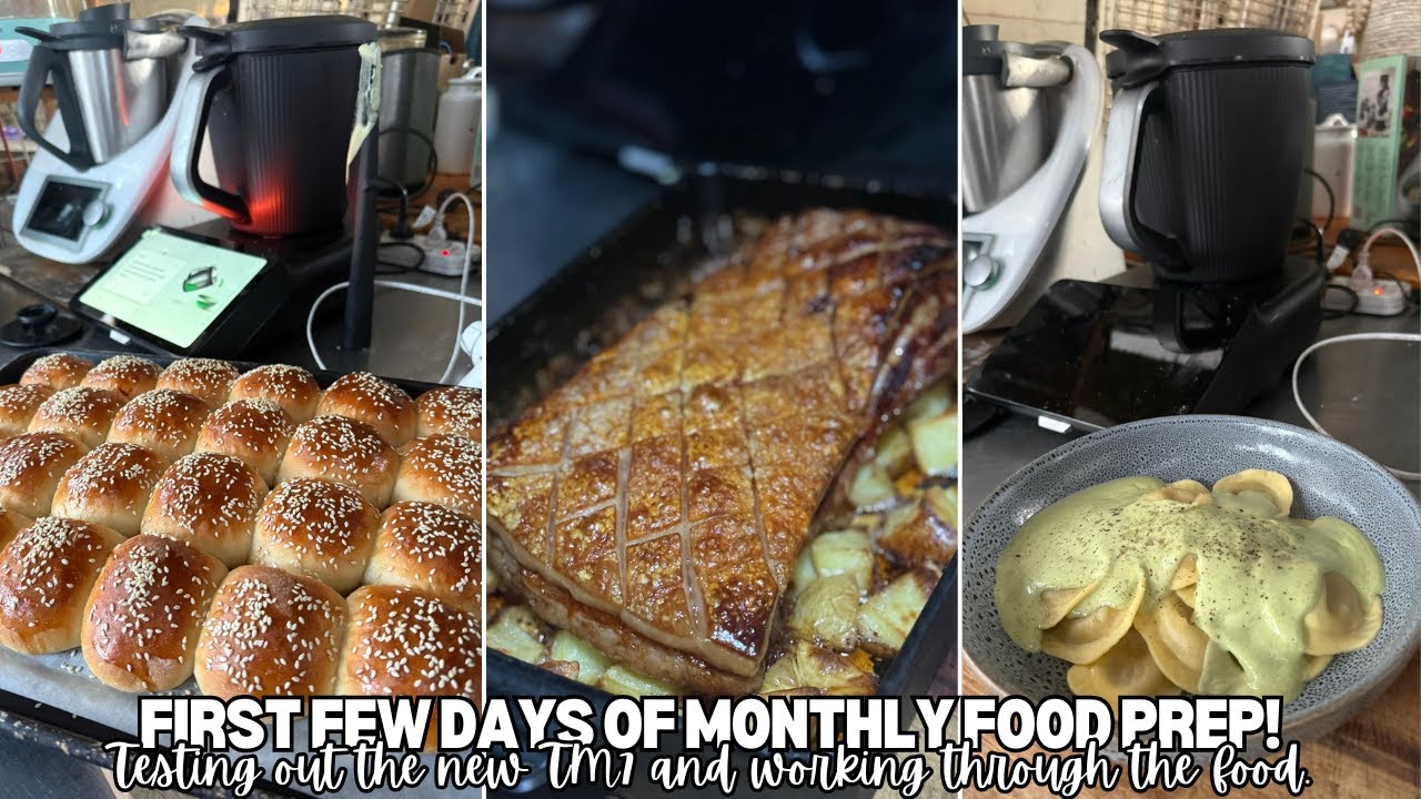 Starting the June Monthly Food and Meal Prep and plans!  Trying out the new TM7 - Off Grid Australia