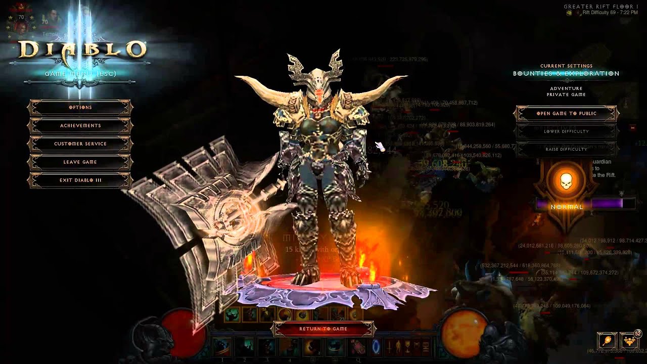 |D3| Hardcore Rend Barbarian GR69 - Guardian: The Binder - Season 4 Patch 2.3