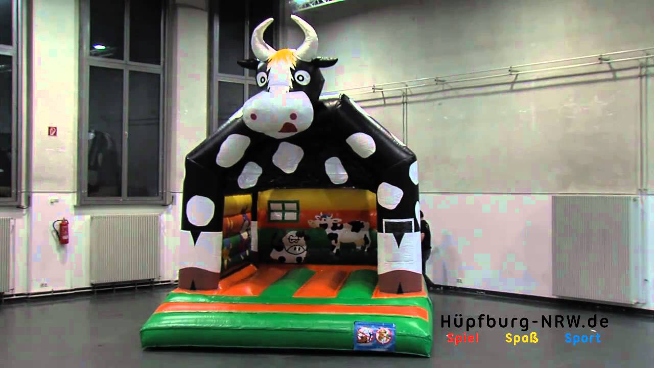Hüpfburg-NRW.de - Unsere Attraktion "Hüpfburg Kuh"