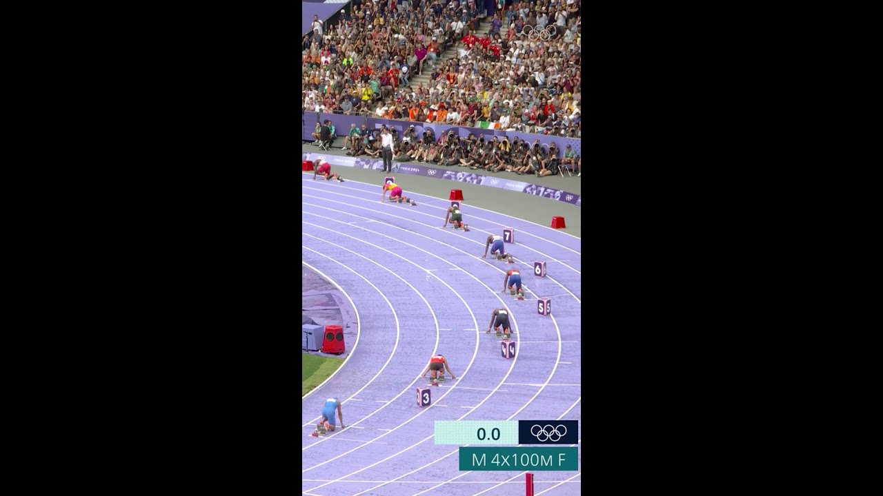 Gotta Love Friday Nights in Paris 🤩 🇨🇦 Canada win the Men's 4x100m Relay!