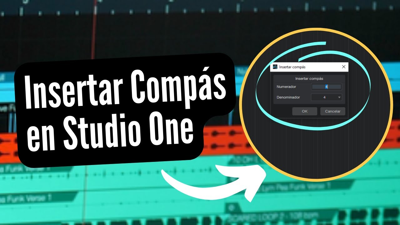 Insertar y cambiar Compases en Studio One #studioone #studioone6