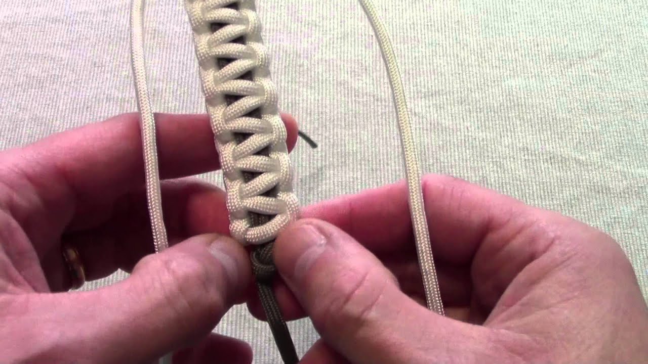 Tutoriel de tressage : bracelet à fermoir coulissant.