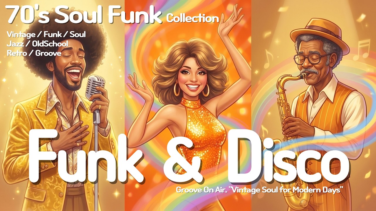 Фанк и диско 70-х ✨ Щелчок карманных часов ⌚⚙️ Soul Funk, Jazz Funk Mix 🎹🎸
