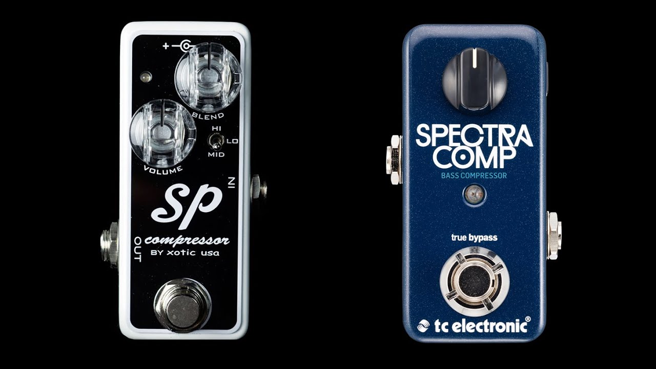 XOTIC SP Compressor vs TC Electronic SpectraComp (for bass players)
