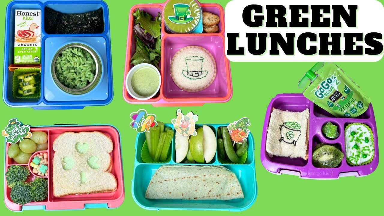 5 MUST TRY St. Patrick's Day Lunch Box Ideas