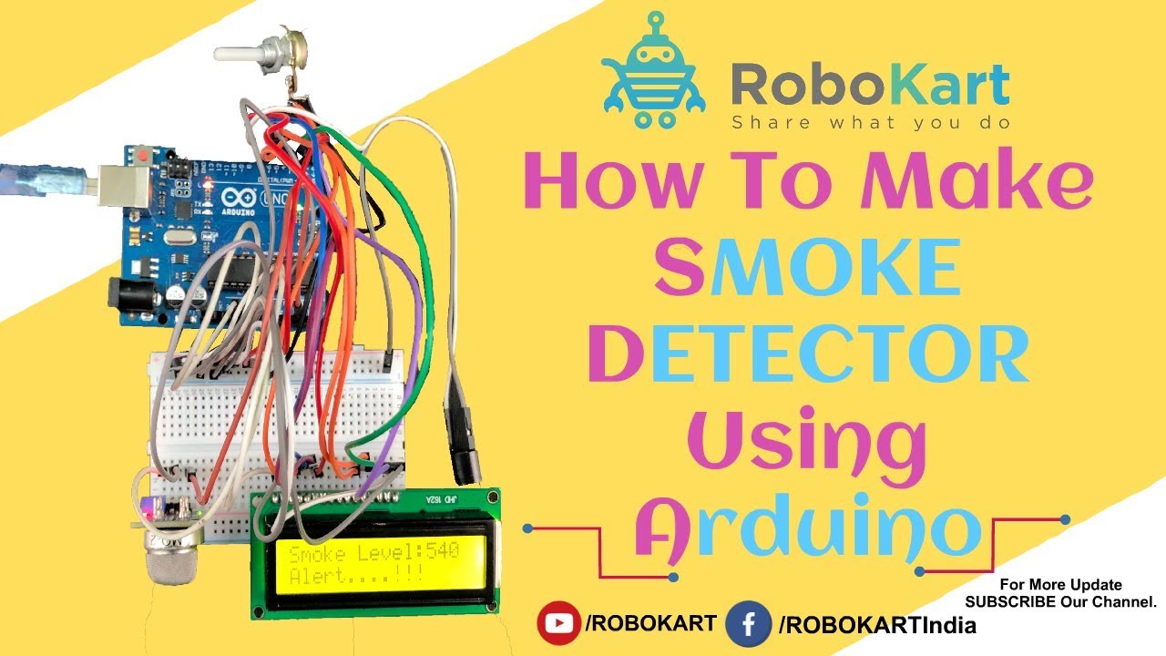 HOW TO INTERFACE SMOKE DETECTOR USING ARDUINO